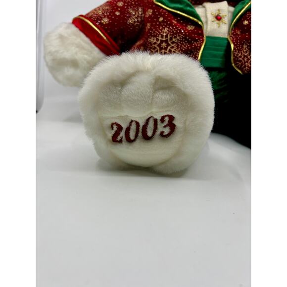 2003 Snowflake Teddy Bear Friend Series Vintage Dan Dee Christmas Stuffed Plush - Picture 2 of 6